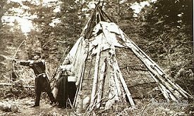 Traditionelles Langhaus